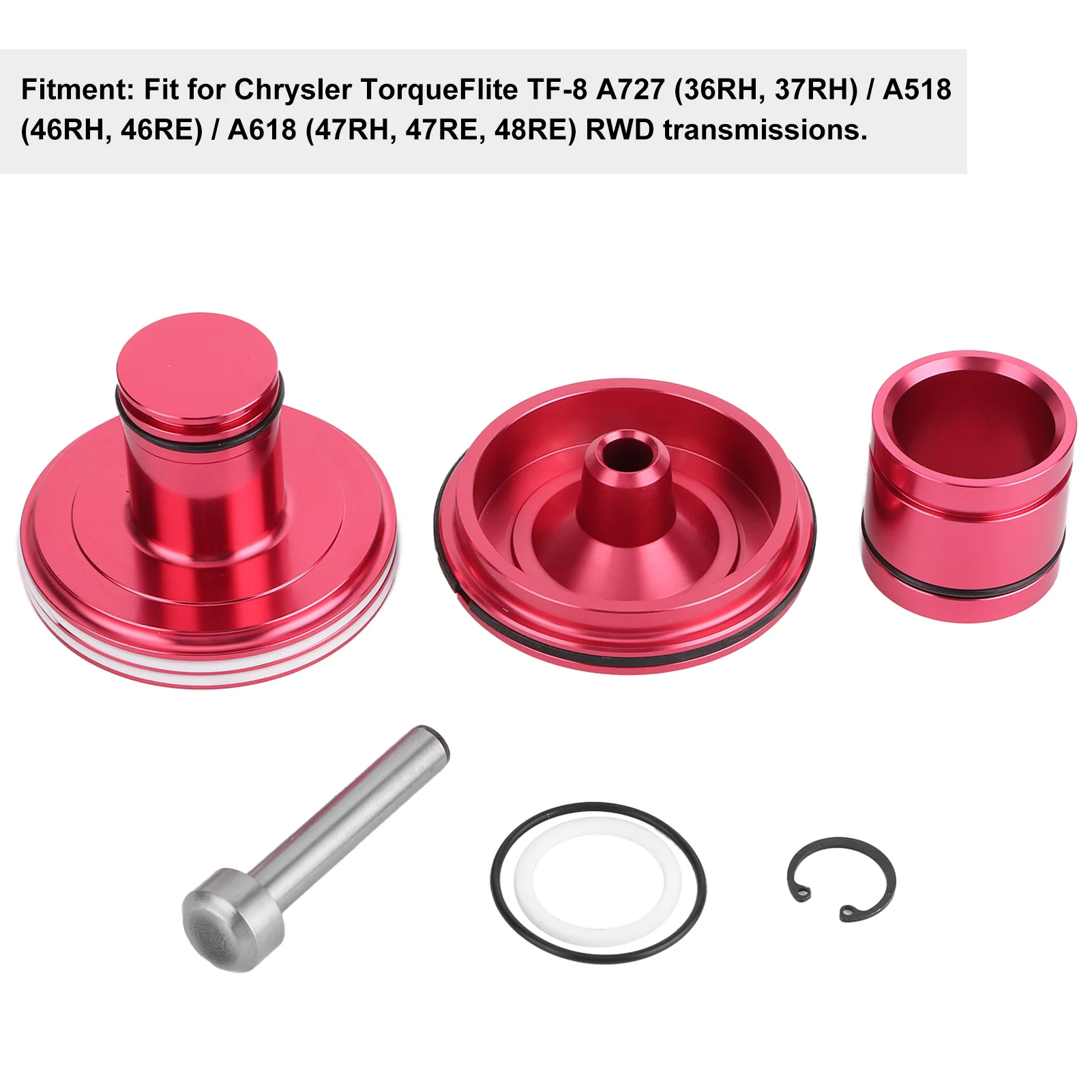 

Accumulator Piston Super Hold Servo S22905H S22907K Wear-resistant for TorqueFlite Sturdy Auto Repair Shop