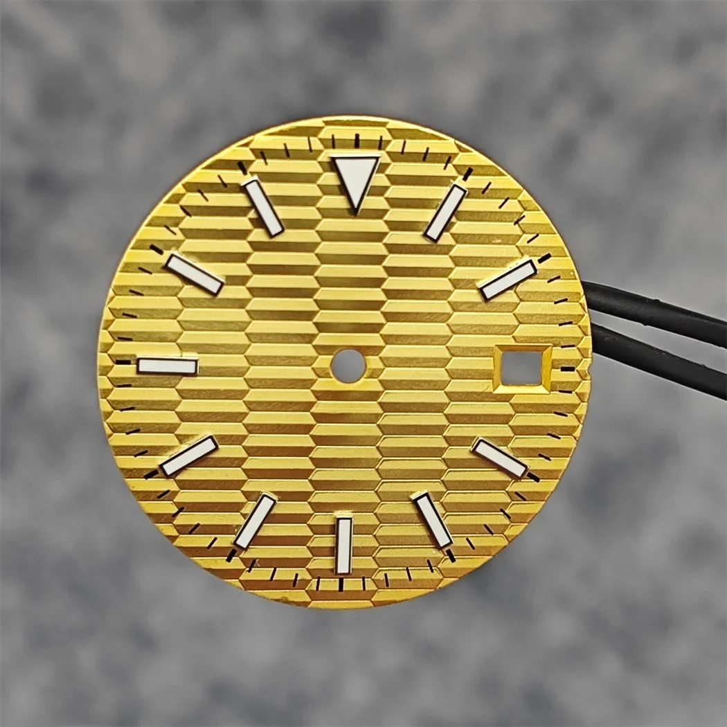 28.5 مللي متر ساعة الطلب الملمس المعدني الهاتفي الأزرق الأخضر مضيئة اكسسوارات لحركة 8215/ ETA 2824/ 2836 / 8200/ Mingzhu 2813