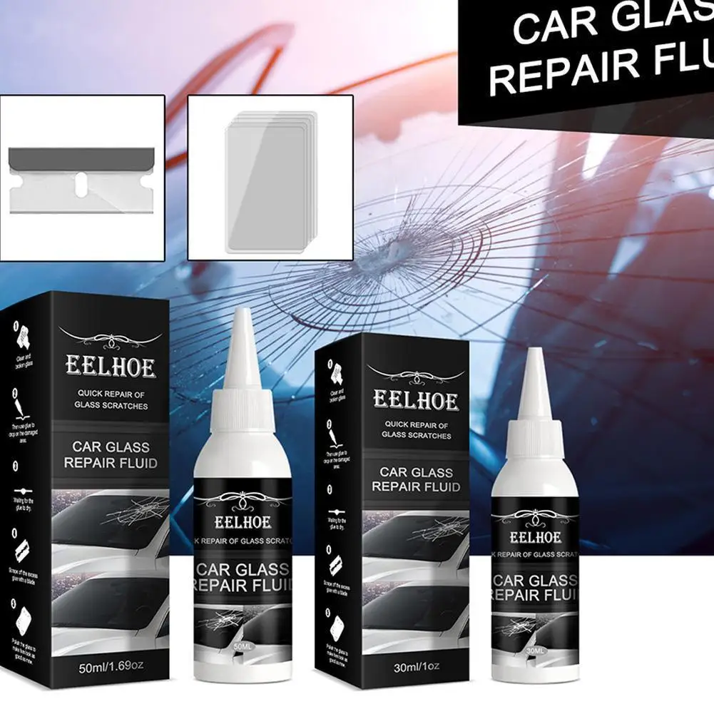 30ml/50ml windshield spravit souprava drtit čipem sklo spravit sada DIY lepidlo rychlý konstatovat pro brambůrky praskliny kombinovaný spravit souprava pro všechen typ