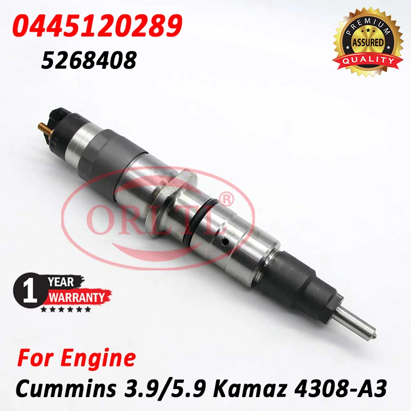 

0445120289 High Pressure Common Rail Injector 0 445 120 289 Diesel Injection Nozzle 5268408 For Cummins 3,9.For Kamaz 4308-A3