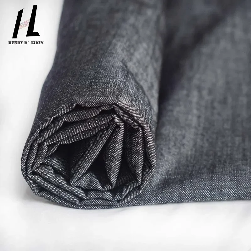 В наличии Низкая цена оптом 190GSM Простая легкая джинсовая ткань на метр и изготовленная на заказ кий для шитья рубашек, одежды, дивана, ткани