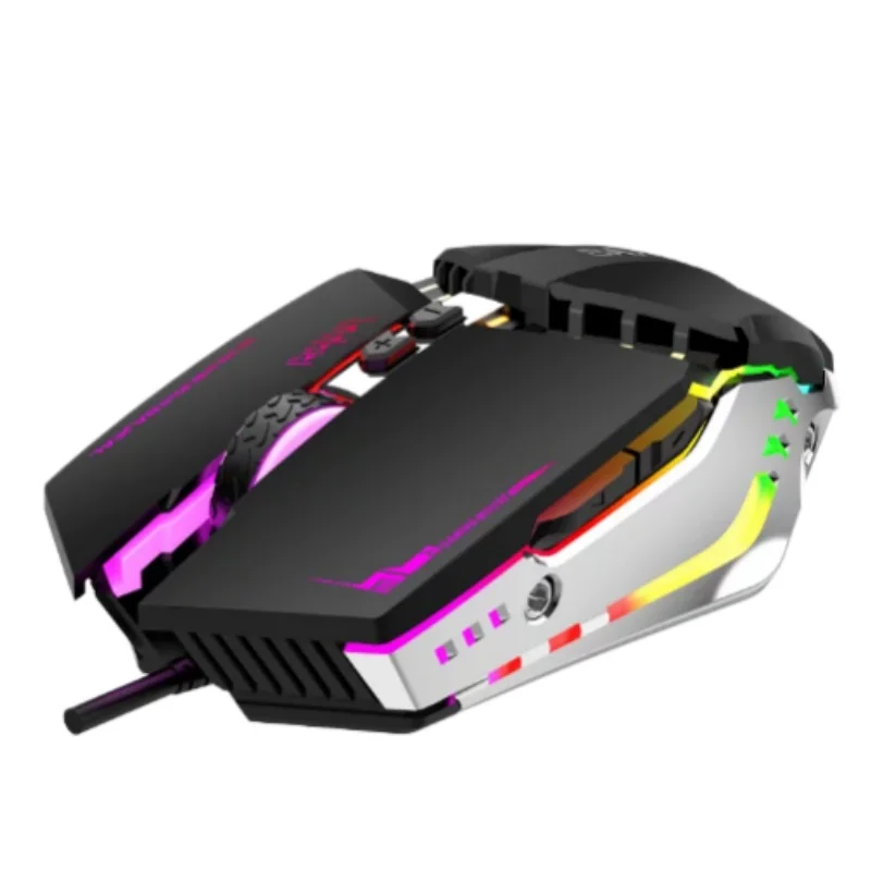 BAJEAL G7 Wired Gaming Mouse 7D Illuminated USB Glowing Gaming Mouse for Desktop Computers Esports And Gaming Accessories