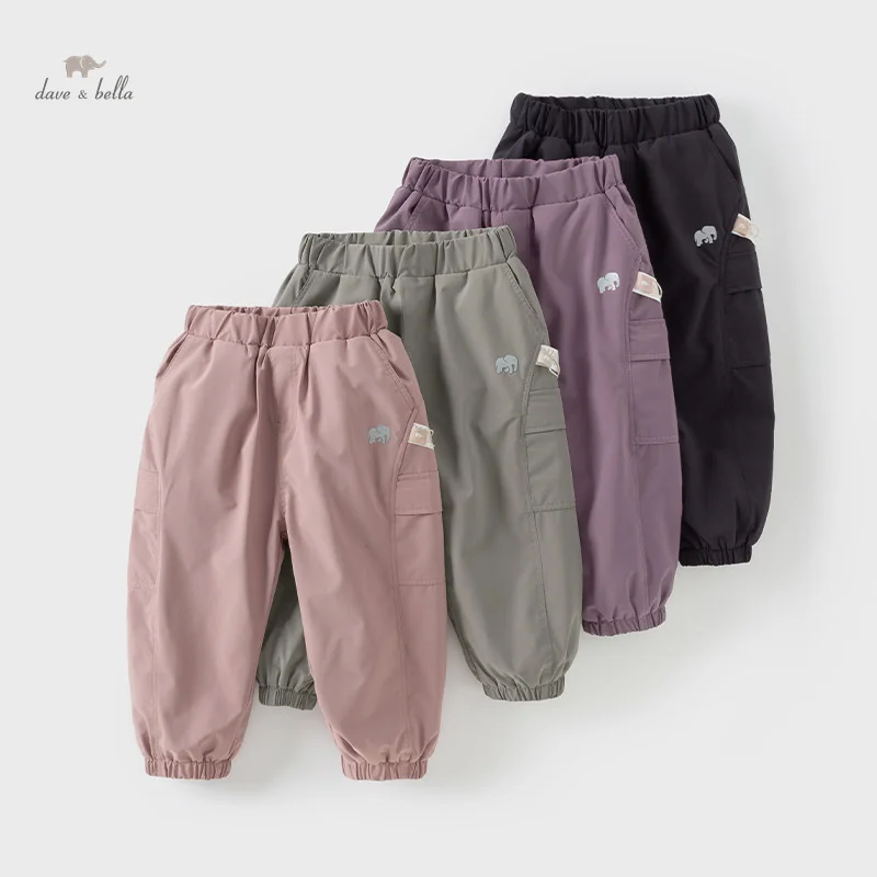 

Dave Bella Boys Girls Baby Water Proof Trousers New Autumn Winter Sporty Children's Comfortable Fashion Casual Outdoor DB4243943