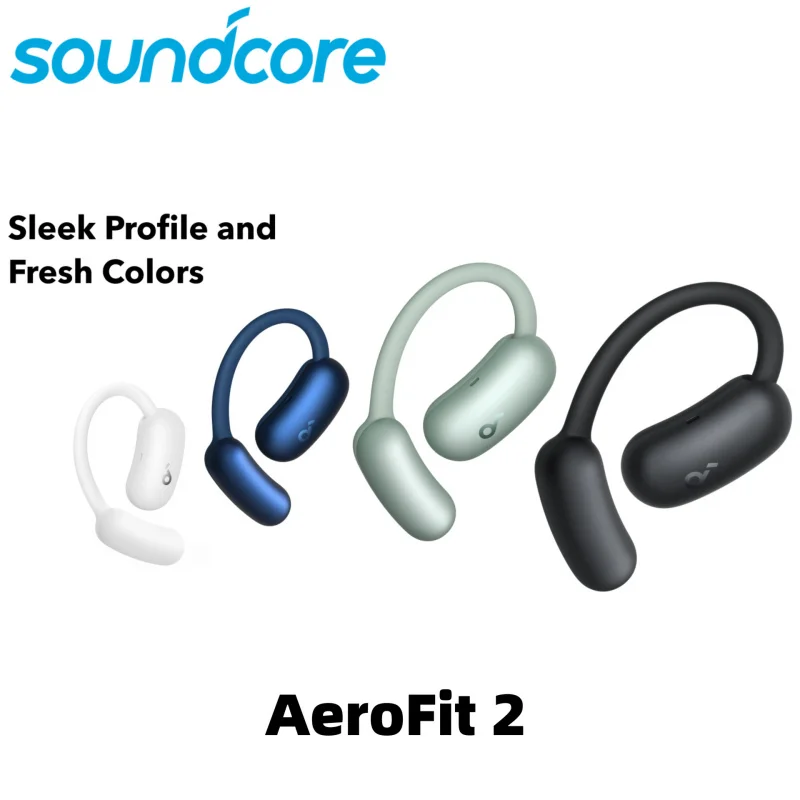

Anker Soundcore Aerofit 2 Wireless Bluetooth Earphone Open Ear Air In-Ear Open Adaptive Earhooks Sports Ease And Solid Custom