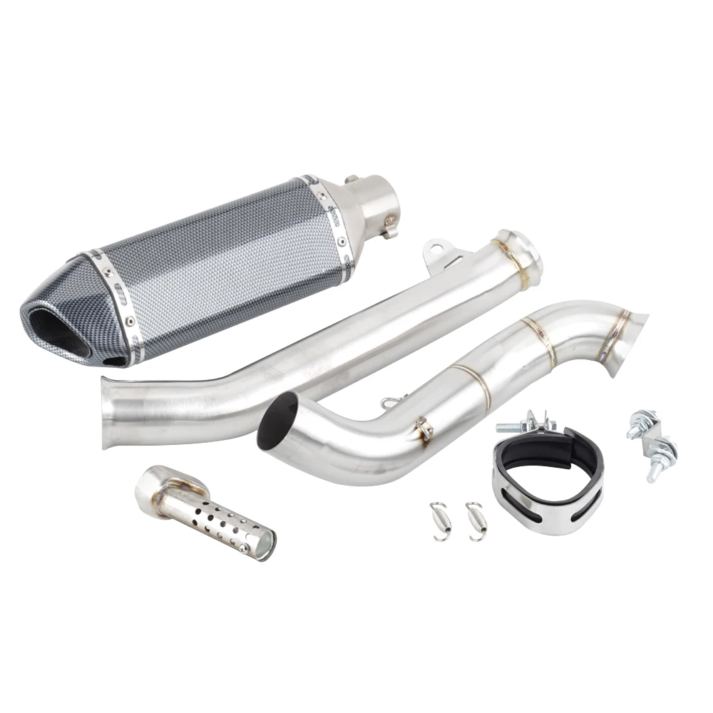 For KTM DUKE 690 2013 2014 2015 2016 2017 2018 2019 DUKE 690 Motorcycle Sleeve-Type Exhaust Pipe Exhaust System