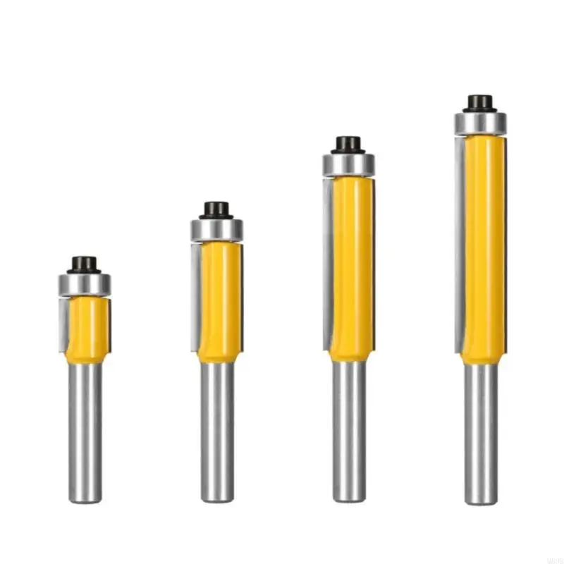 

Profession Flush Trim Cutter Router Bit 12.7mm Blade 8mm Shaft Ball Bearing For Precise Edging Copying Woodworking Tool