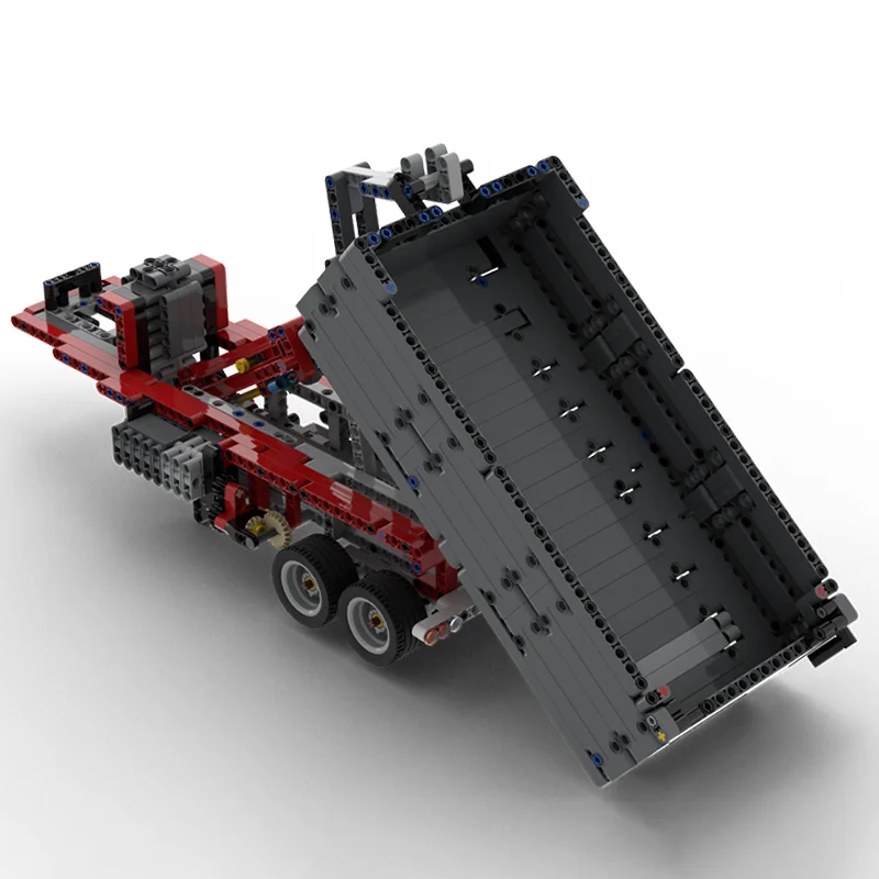 685 pièces MOC Hooklift Semi-remorque C modèle en option bâtiment technique blocs cadeaux de noël assembler bricolage idée brique jouet anniversaire