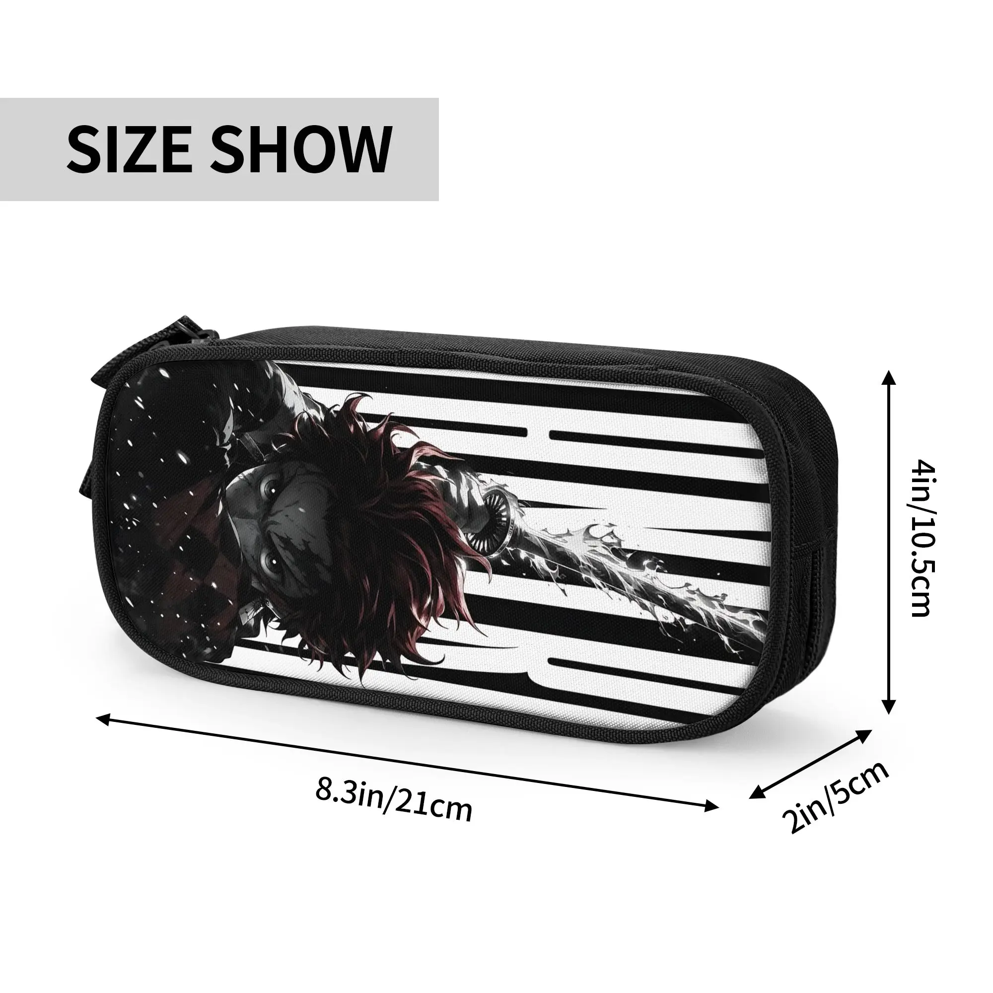 Custom Halloween Demon Slayer Large Capacity Bags for Child  Handheld Study Bag for Boys Gilrs Kids