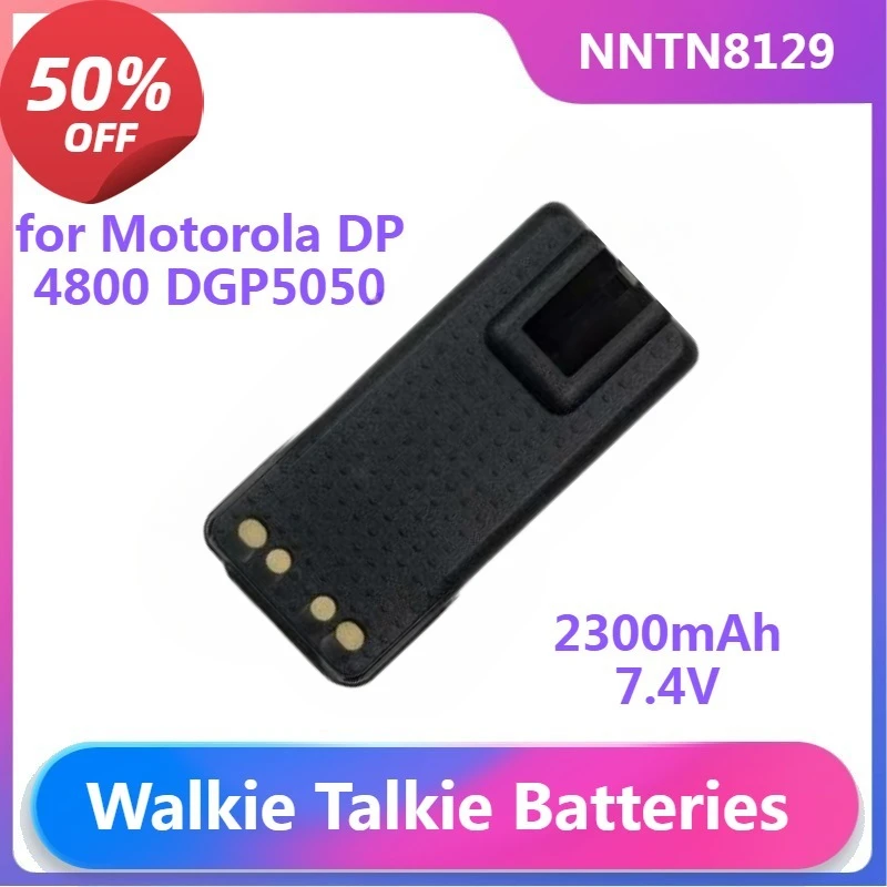 NNTN8129 for Motorola DP4800 DGP5050 DGP8550 APX4000 GP328D XiR P8668 XPR7550 XPR3000E HAM Radio Li-ion Battery 2300mAh