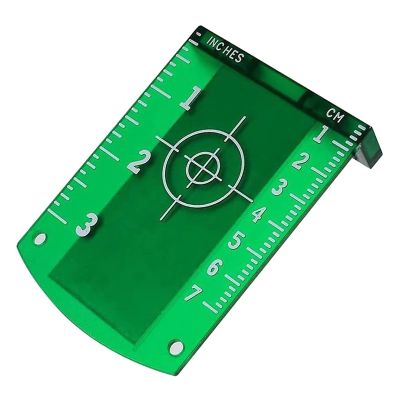 Lase Target Card Plate 10cmx7cm For Green Red Lase Level For Line Lasers Reflective Magnetic Plate Laser Target