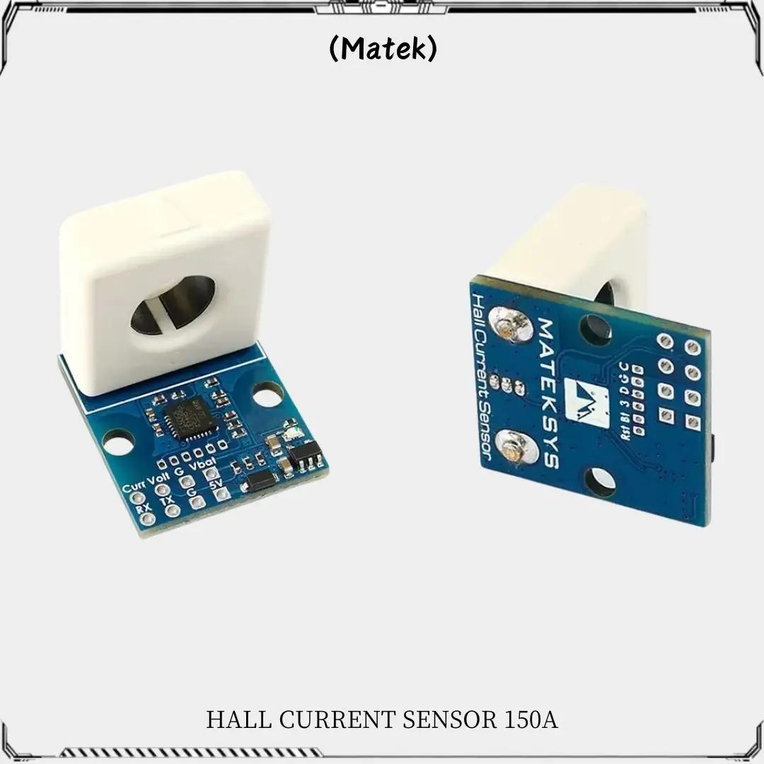 MATEK Hall Effect Current Sensor 150A โมดูล 0 ~ 69V ความรู้สึกแรงดันไฟฟ้าสําหรับ H743 Slim V3 Flight Controller FPV Racing Drone