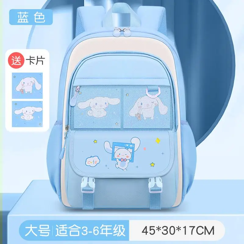 

Kawaii Kuromi мультфильм Sanrio студенческий рюкзак большой емкости Cinnamoroll новый аниме легкий весовой модный рюкзак