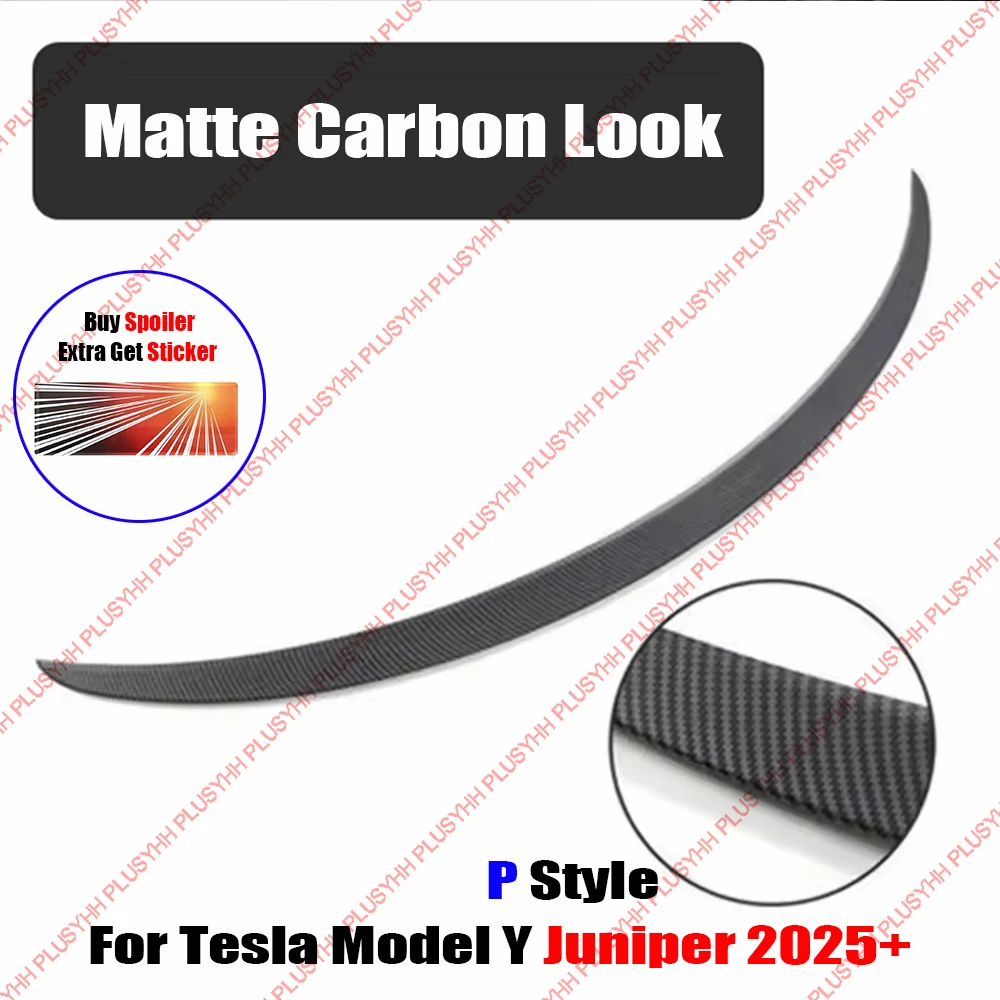 ModelY Juniper 2025 Spoiler Model 3 Highland 2024 Accessoires Achterspoilers Vleugels voor Tesla 3/Y 2017-2023 Auto exterieur Onderdelen HOT - afbeelding 1