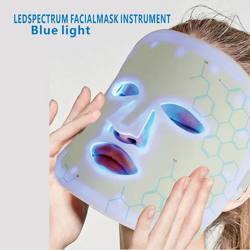 3-color 415nm 633nm 833nm skin luminous facial mask skin care