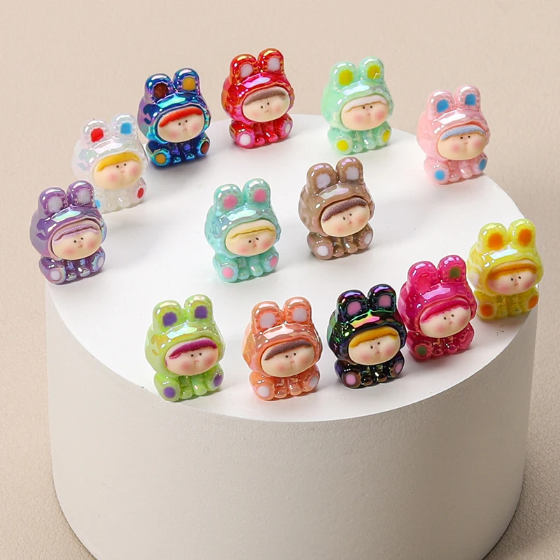 

13Pcs Electroplating Dopamine Color Lilith Ultra Mini Baby Doll Glitter Figure Anime 3D Model DIY Decor Toy Gift for Kid Adult