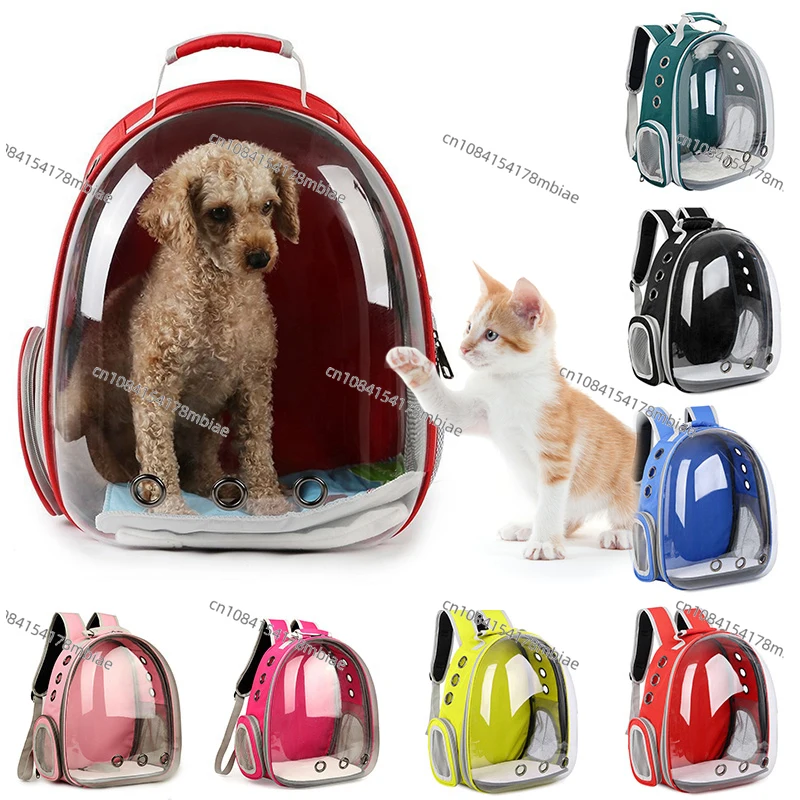 Cat Carrier Bags Breathable Outdoor Pet Carriers Small Dog Cat Backpack Travel Space Capsule Cage Pet Transport Bag For Cat