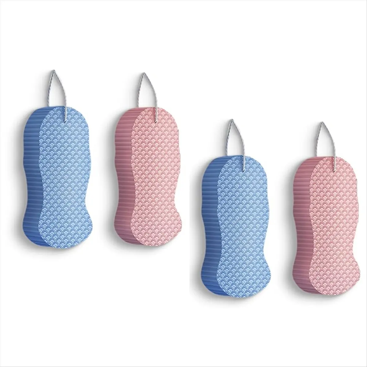 New Magic Exfoliating , Extra Soft Exfoliating , Removes Dead Skin, Reusable 4pcs