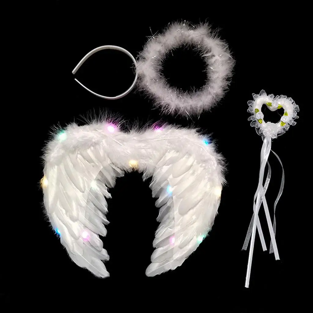 Engelenkostuum Verenvleugel met bandjes Halloween Kerstengel 100x45cm