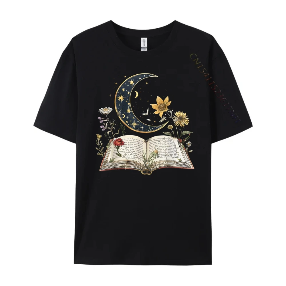 

Celestial Moon Graphic Tee Shirt Luxury Designer Short Sleeve T-Shirt Mens Gifts Print Camisetas De Hombre