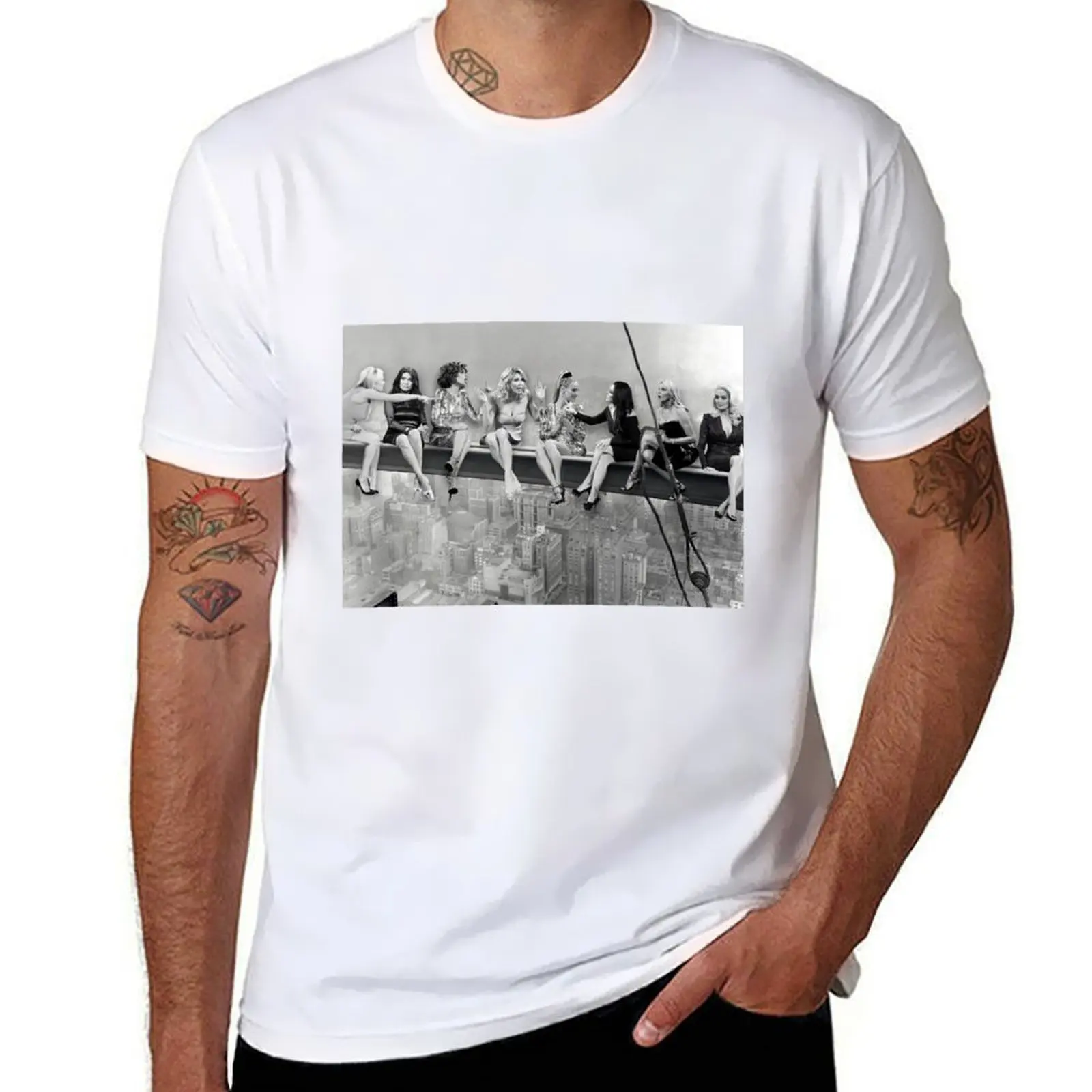

The Real Housewives of Beverly Hills atop a Skyscraper T-Shirt cotton t shirt man t shirts for man cotton funny T-Shirt