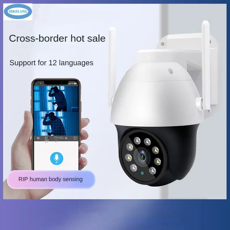 

Smart Outdoor Waterproof WiFi Home Security Cam with HD Night Vision