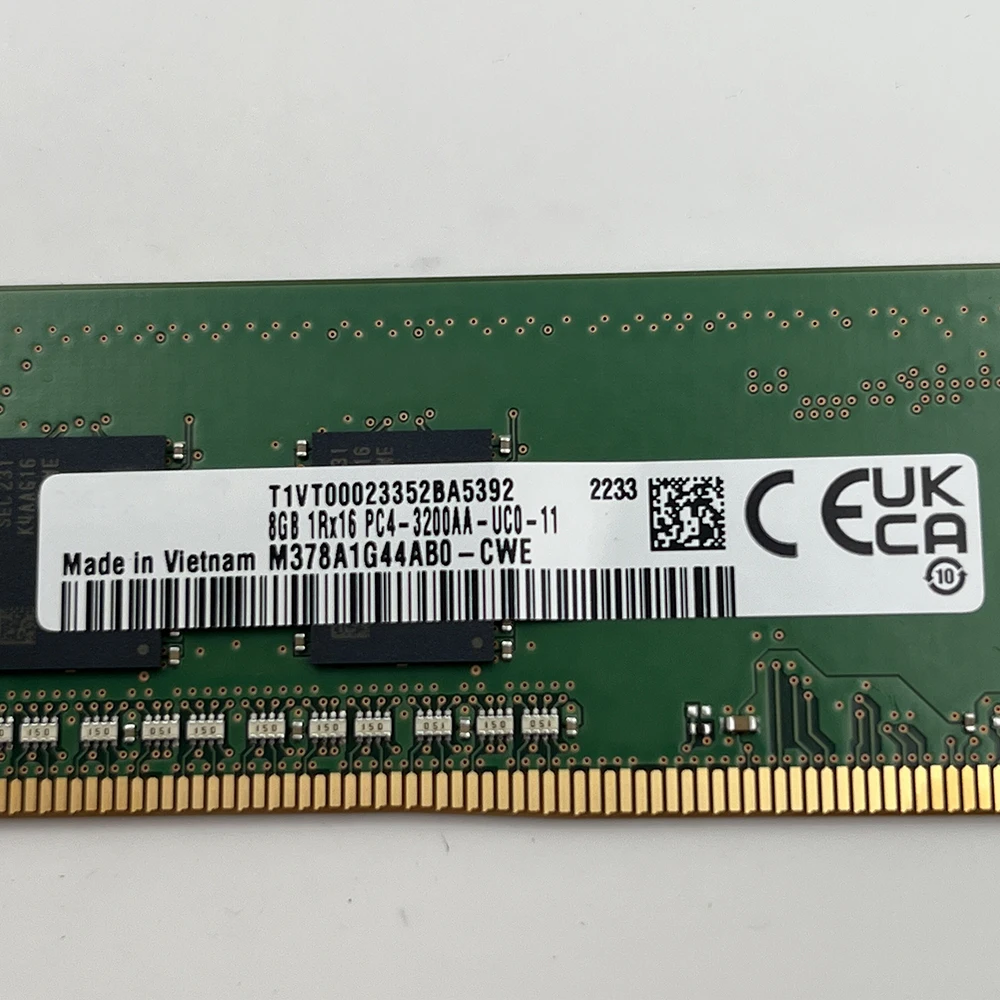 RAM 8GB 1RX16 PC4-3200AA DDR4 デスクトップメモリ M378A1G44AB0-CWE