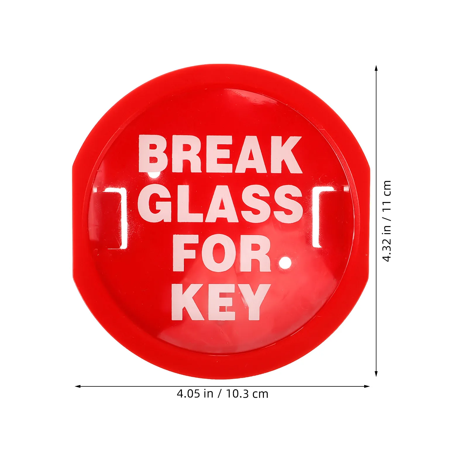3Pcs Wall Mounted Emergency Fire Key Box Red Quick Access Security Lock Box for Doors Emergency Key Storage Holder