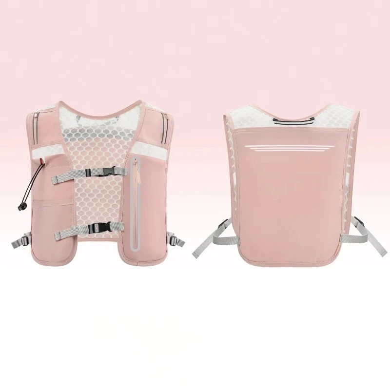 Lightweight Outdoor Hiking & Bike Vest Pack Water Bottle Backpack Running Vest with Hiking Feature