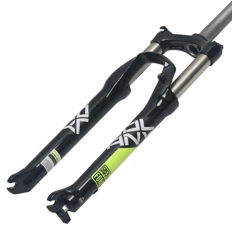 Mountain Bike Front Fork 26/27.5 Inch Mechanical Fork Aluminum Alloy Shoulder Control Shock Absorber Front Fork Bike Accessories