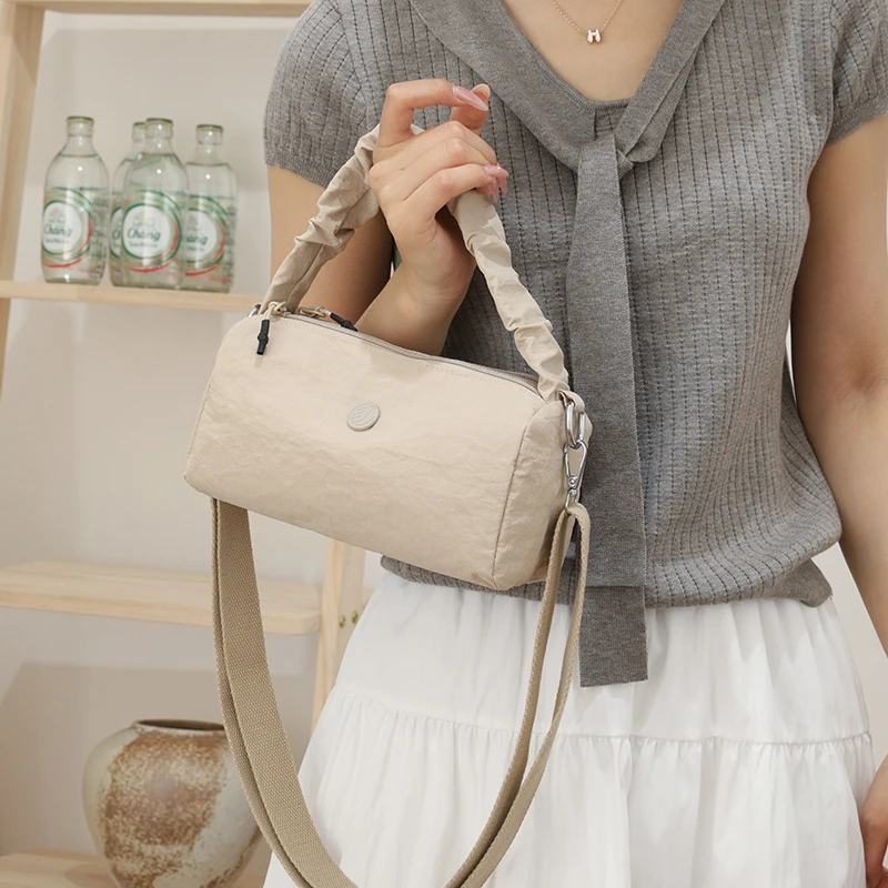 Leichte Nylon-Umhängetasche für Damen, lässige Schultertasche, Reisetasche, Arbeitstasche, Handtasche, Set mit Handtaschen mit Henkel für den täglichen Gebrauch – Detail 12