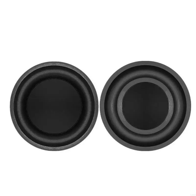 N2UE 2Pcs 6.5 inch 160mm Speaker Radiator Diaphragm Passive Horn Bass Vibration DIY