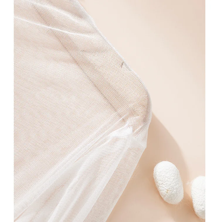 100% Mulberry Silk Slightly Transparent Semi-turtleneck Mesh Sunscreen Shirt for Women