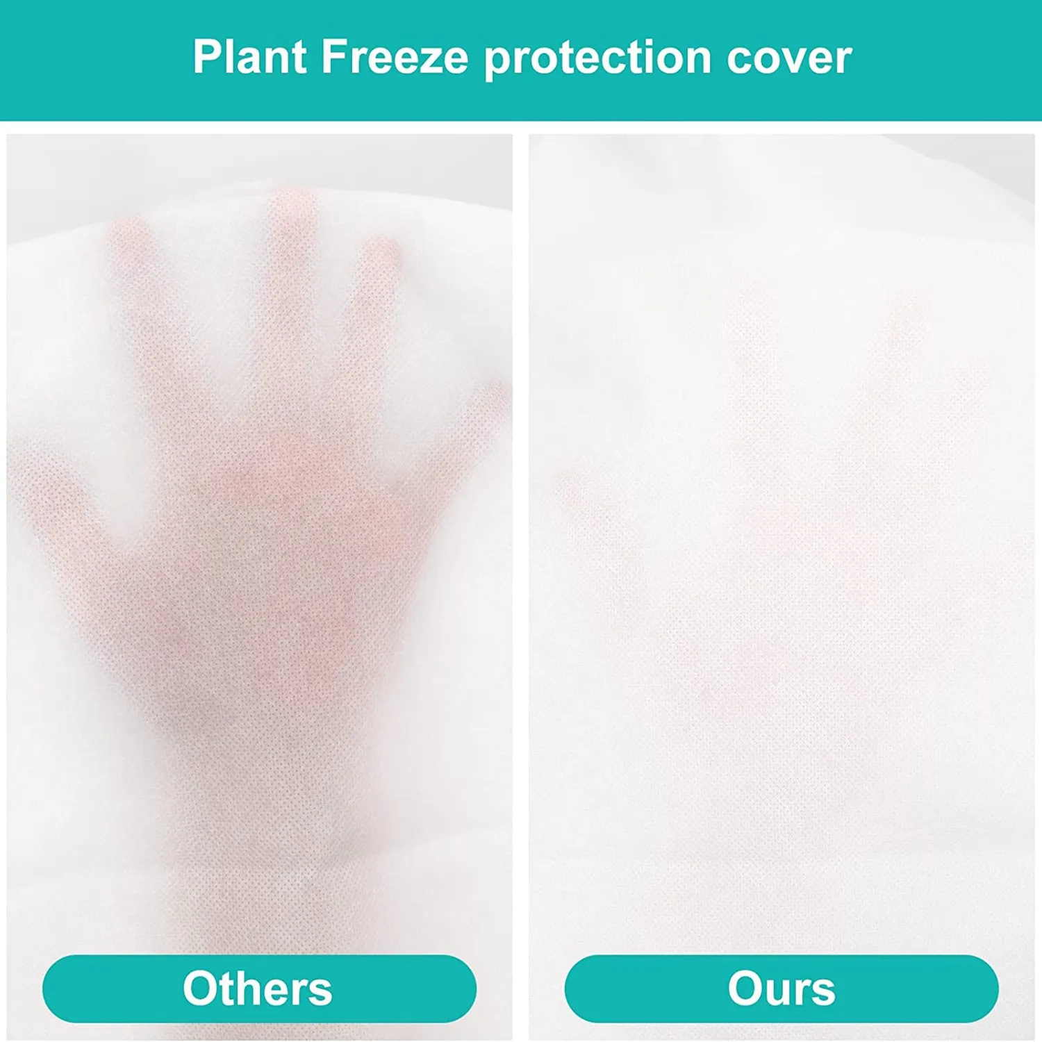 4 Pak selimut perlindungan beku tanaman 24x32in, selimut perlindungan lapisan es cuaca dingin musim dingin dengan tali untuk luar ruangan