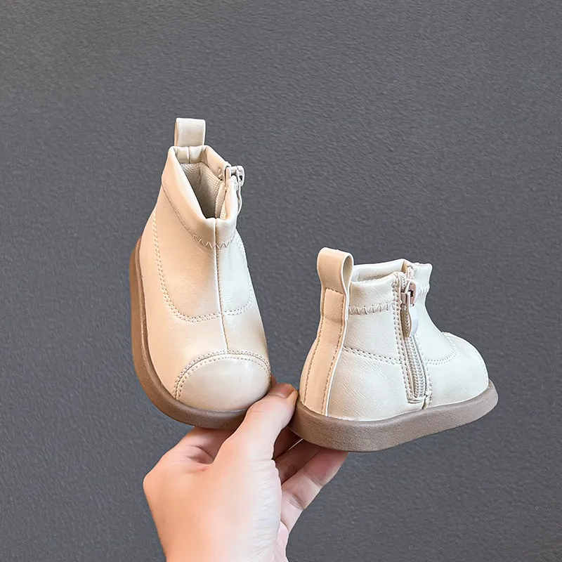 2025 خريف شتاء جديد الأطفال أحذية كاجوال للفتيات موضة الكورية نمط لينة أسفل مكافحة زلق تنوعا المنصة الأحذية #4