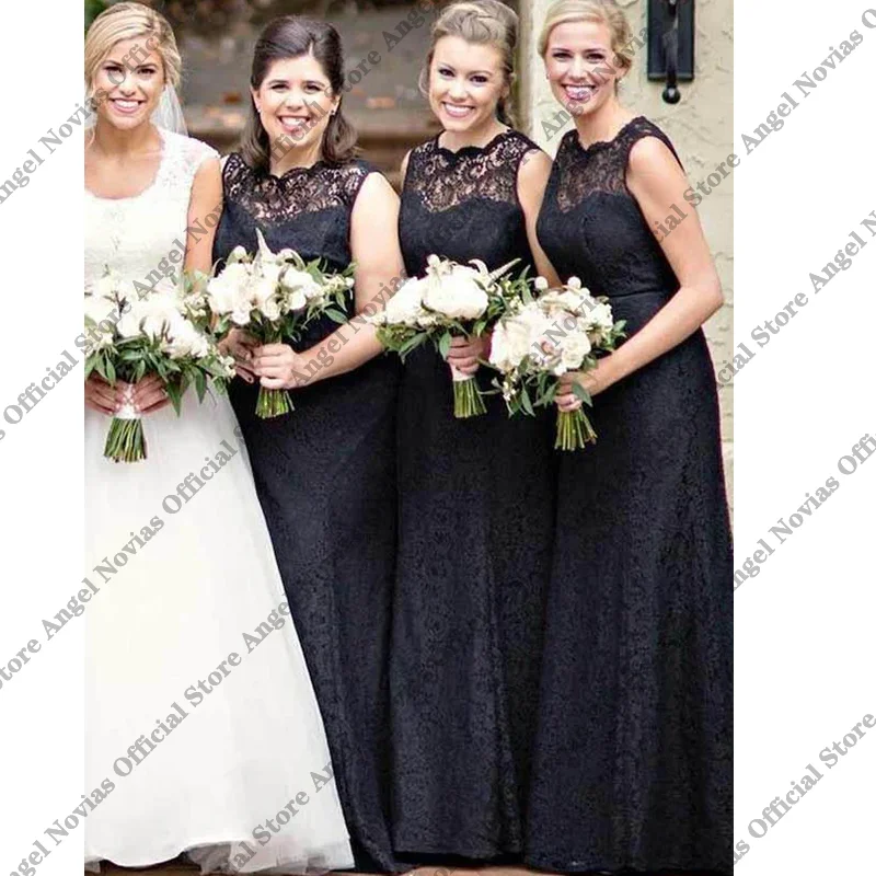 

Plus Size Black Lace Bridesmaid Dresses 2026 Wedding Party Dresses vestido madrinhas casamento