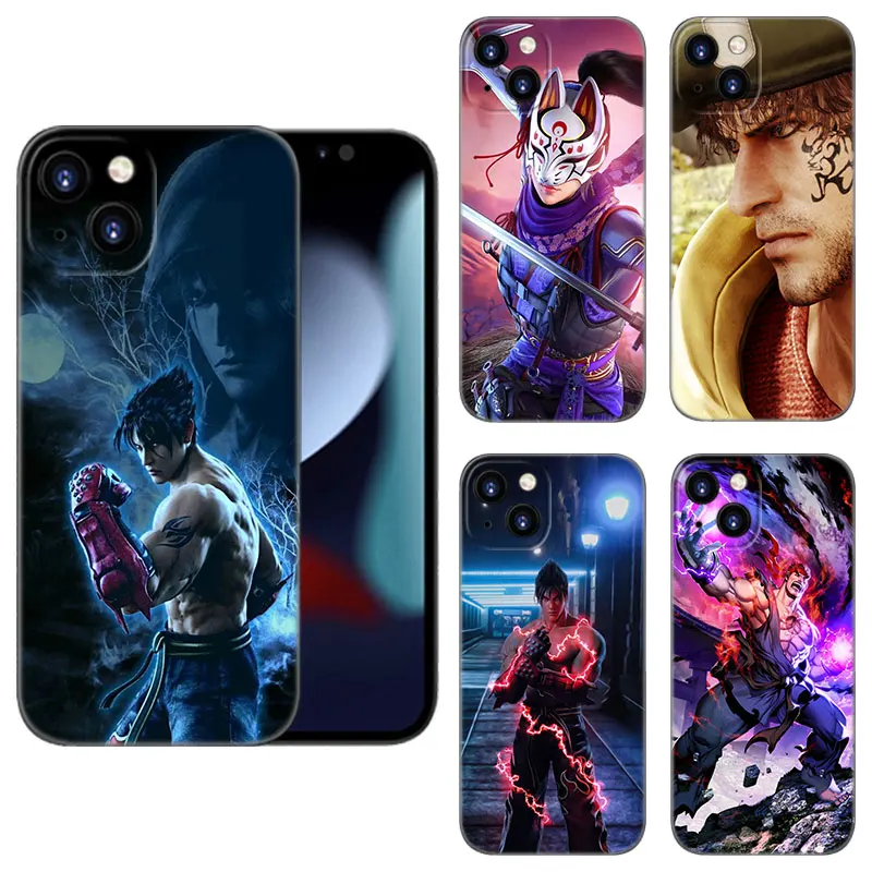 TEKKEN 7 Game Black Silicone Phone Case For Apple iPhone 12 13 Mini 11 14 15 16 Pro Max 7 8 Plus