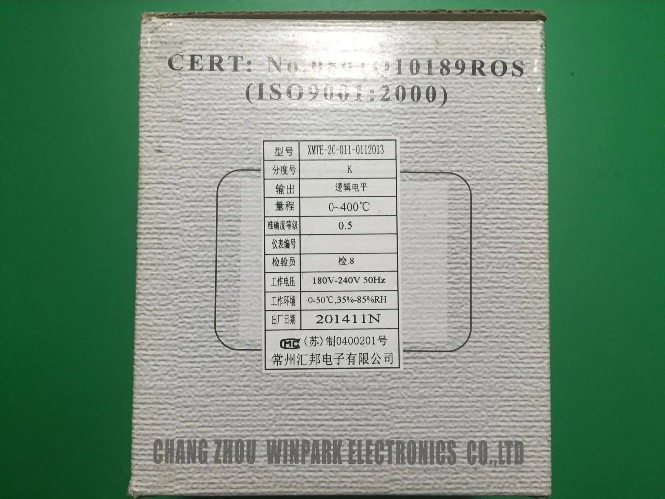 

Контроллер температуры Changzhou Huibang XMTE-2C-011- 0112013 логический уровень XMTE-2C-021- 0142013