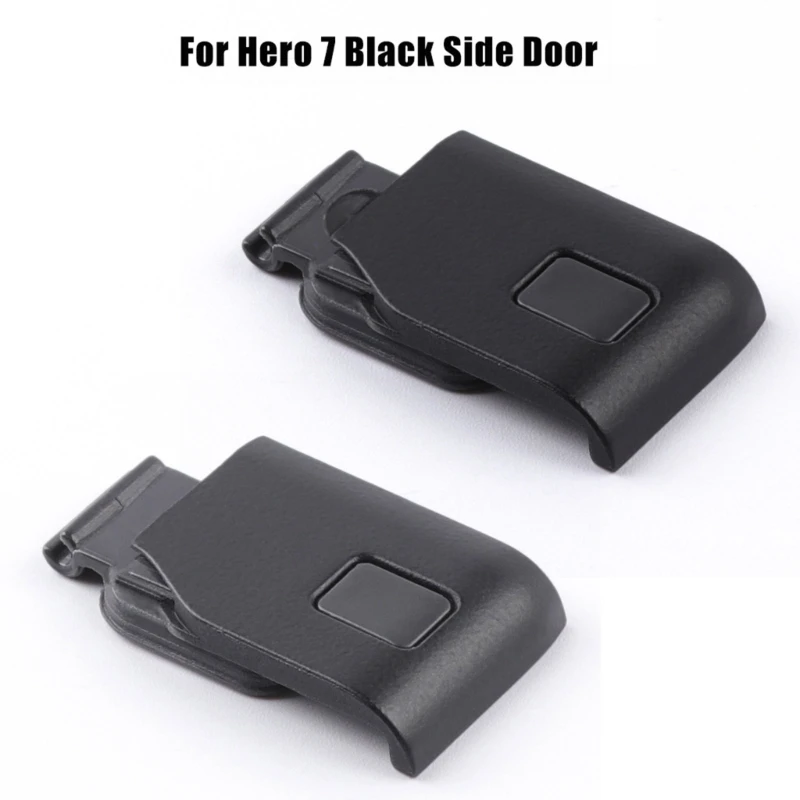 Rechargeable Side Cover for Case Replacement Battery Lid Door Cover Can For HERO5/6/7 Black Sport Camera Accessories