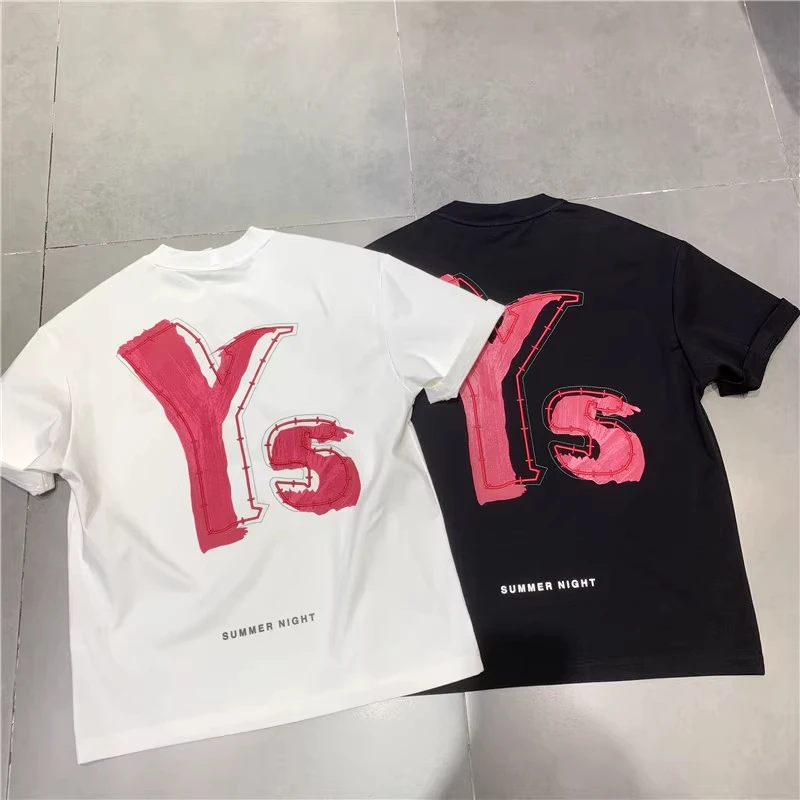 2025 Summer New Korean Fashion Trend Round Neck Short Sleeve T-Shirt Handsome Men Simple Loose Casual Half Sleeve Top