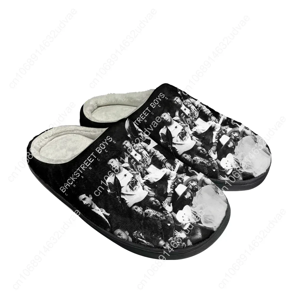 Hot Backstreet Boys Fashion Custom Slippers Mens Womens Sandals Soft Plush Casual Keep Warm Shoes Thermal Comfortable Slipper
