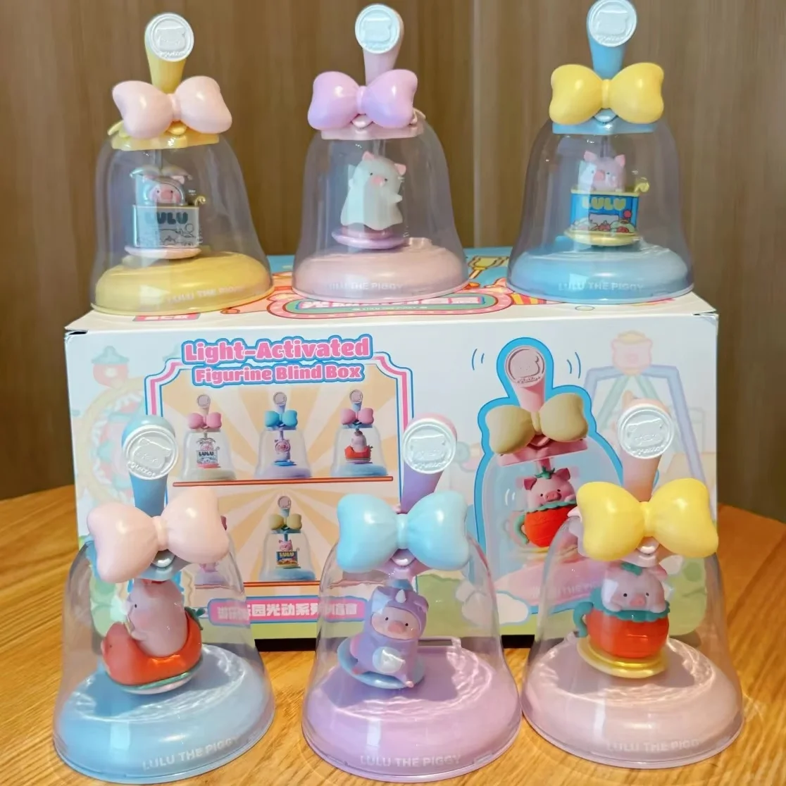 new Lulu pig Light makes it swing Blind Box Amusement Park Series Solar Powered Decor Ornament Table girl birthday Gift view 6