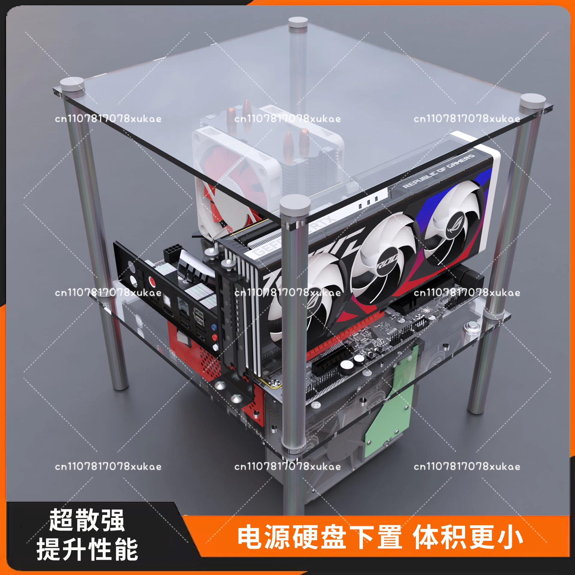 

DIY PC Test Bench Open Frame Chassis Bench Open Frame DIY Gaming Computer Open Case Support Motherboards ATX MATX
