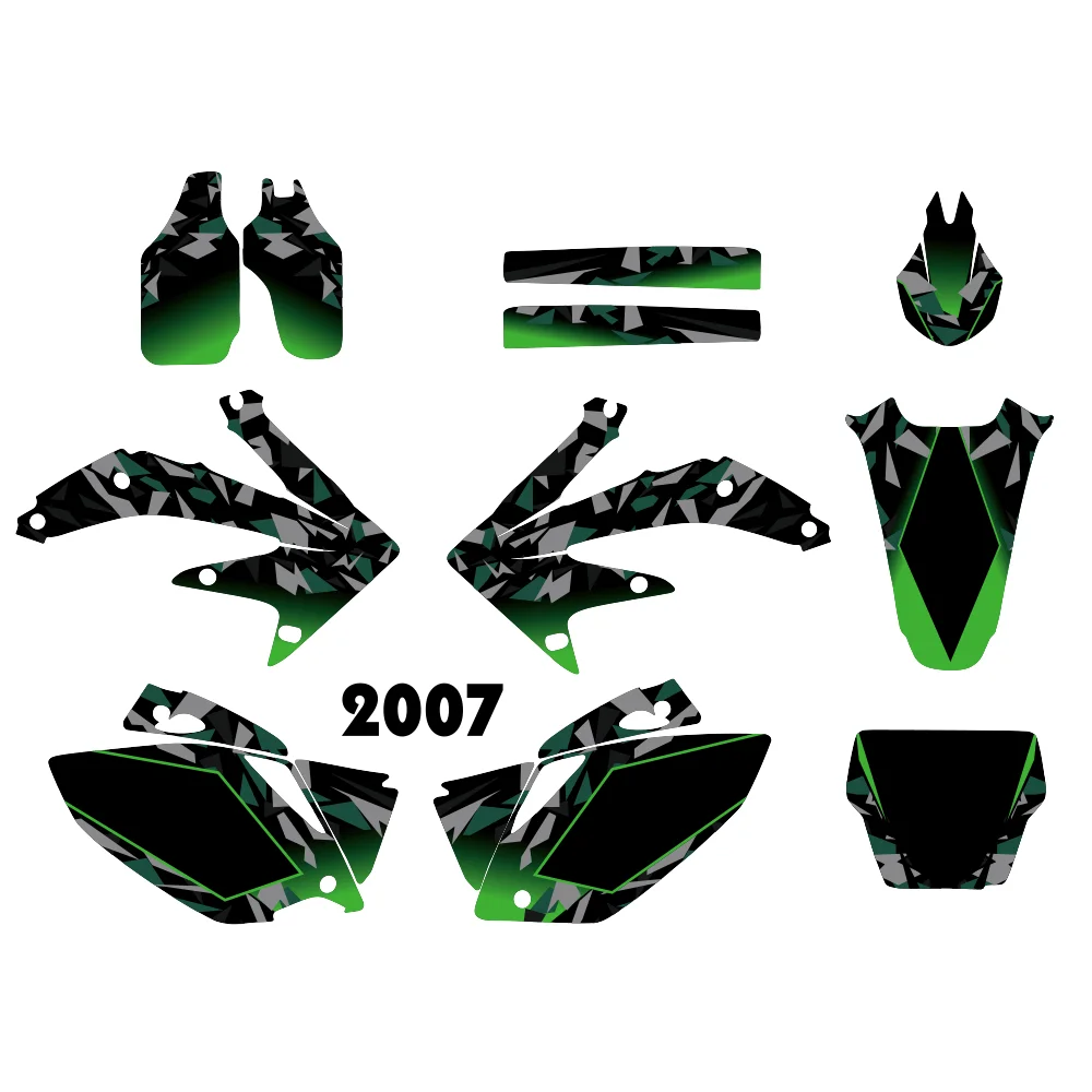 

Motorcycle Stickers Decals Kit for Honda CRF450 CRF450R 2005–2008 Full Graphics Set for Off-Road Dirt Bike Body Kit