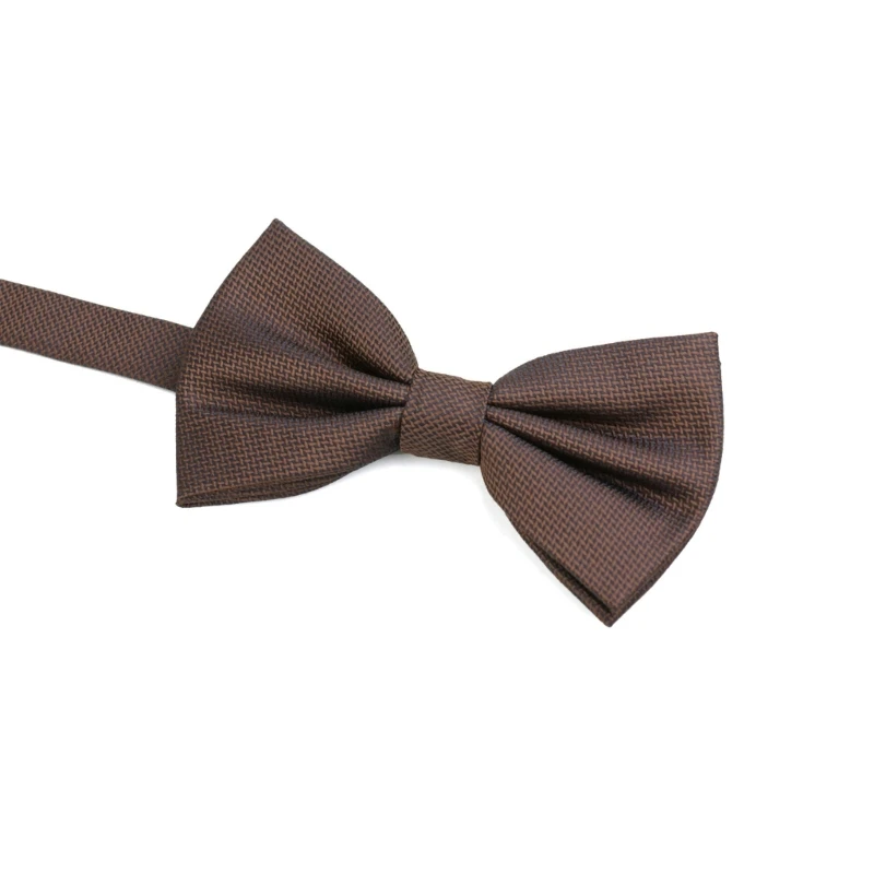 

Mens Vintage Brown Pretied Bowtie Neckwear for Wedding Banquets Party Necktie DropShipping