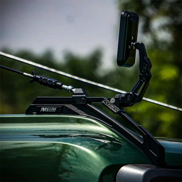For Branch Splitter Cable Kit with Blind Spot Mirror Set for Off-Road SUV/Truck-Wide Angle Deflector
