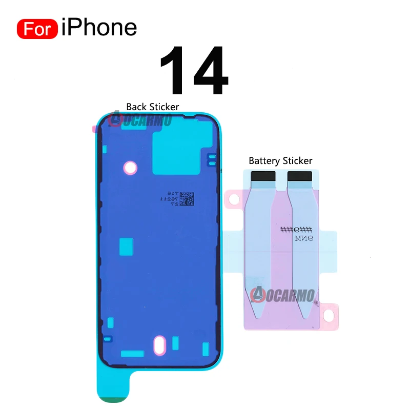 Front LCD Screen And Rear Cover Waterproof Adhesive +Back Battery Glue Sticker For iPhone 14 14Plus