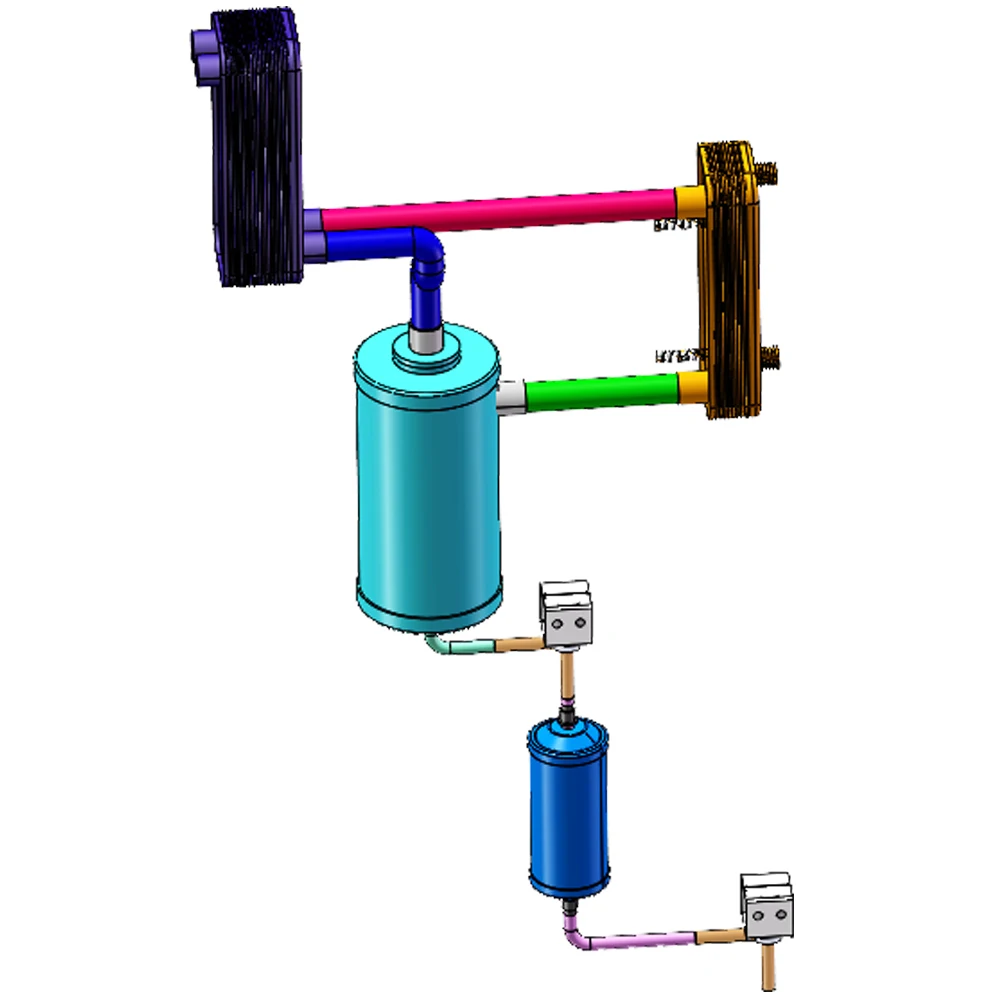 

17Nm³/min stainless steel precooler in high pressure compressed air treatment system brings high heat transfer coefficiency