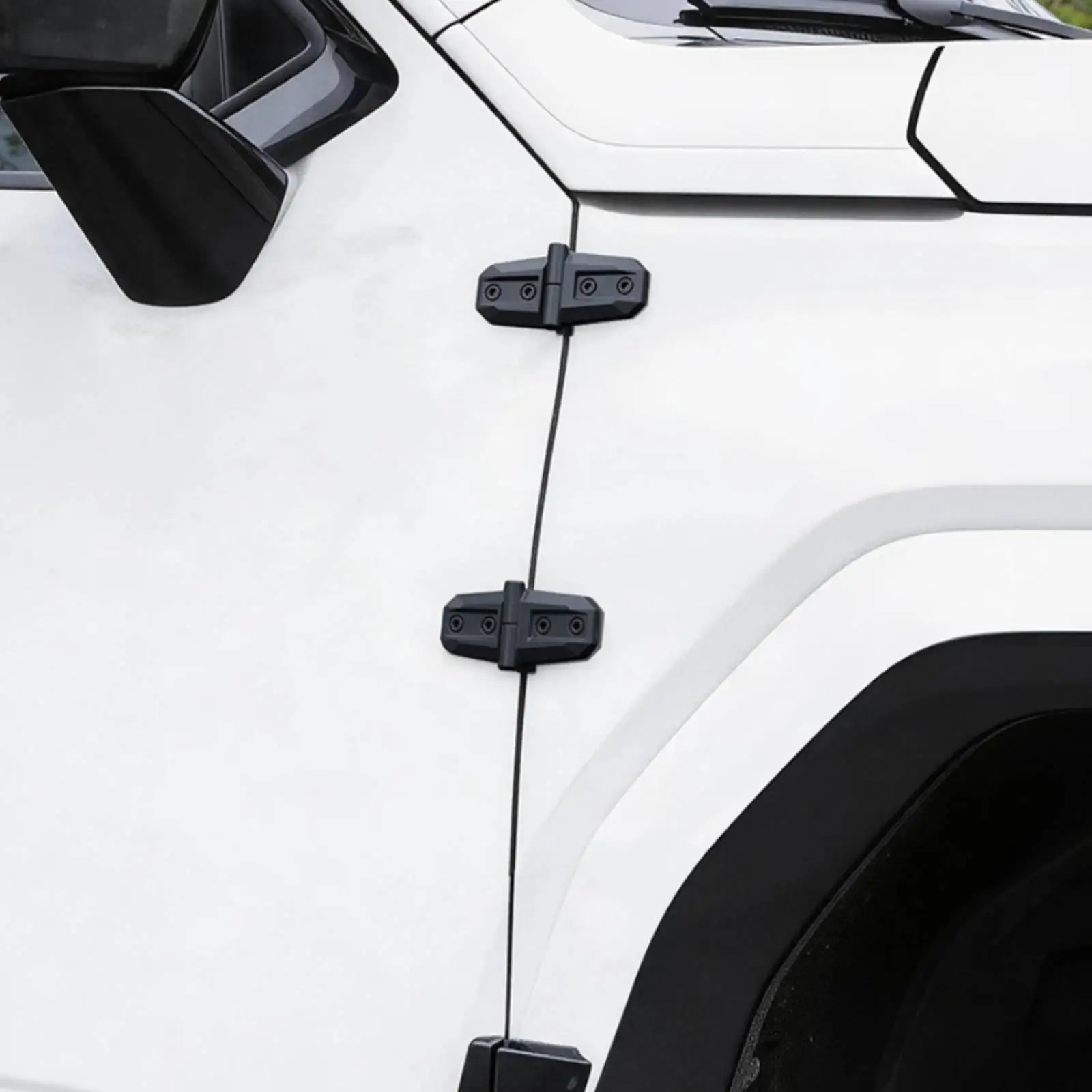  Car Hinge Decal Realistic Look Fake Hinge Sticker for Auto Exterior