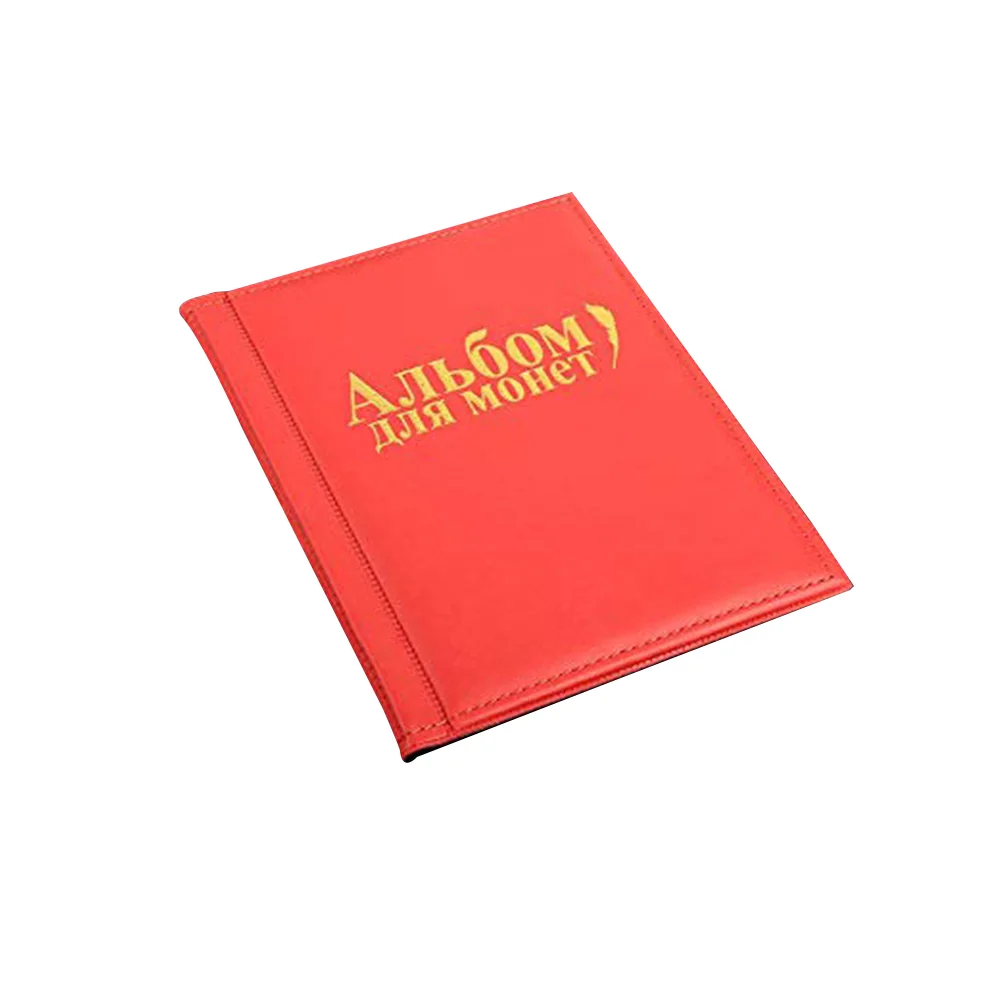 Álbum de coleção de moedas de livro de armazenamento grande Álbuns de bolso para fotografia de mudança pequena