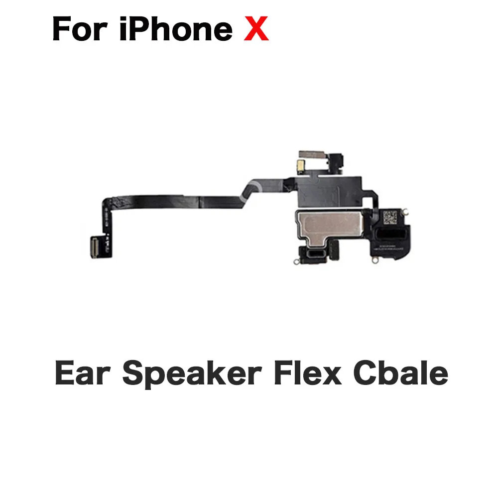 Ear Speaker For iPhone X XR XS Max Replacement Front Camera Module With Sensor Proximity Light Sensor Flex Cable No Face ID